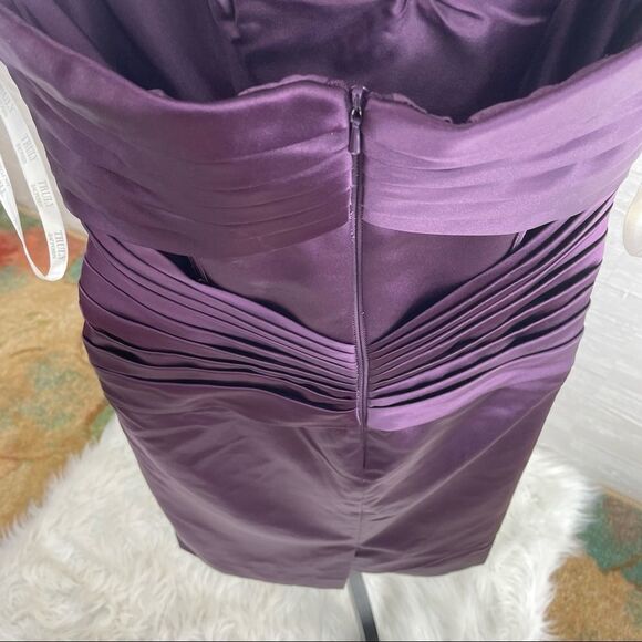 Zac Posen Truly Satin Sweetheart Bodycon Dress - Picture 3 of 7